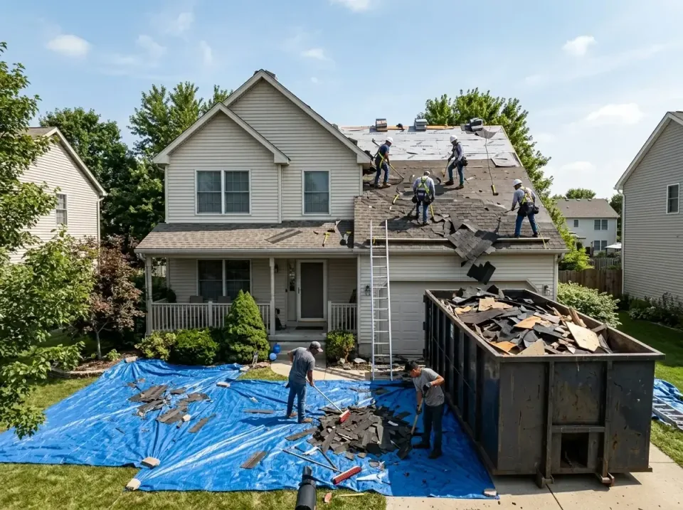 roof-replacement-debris-remova-004 — frequently asked questions, Cheapest Dumpster Rentals in Gulfport, MS